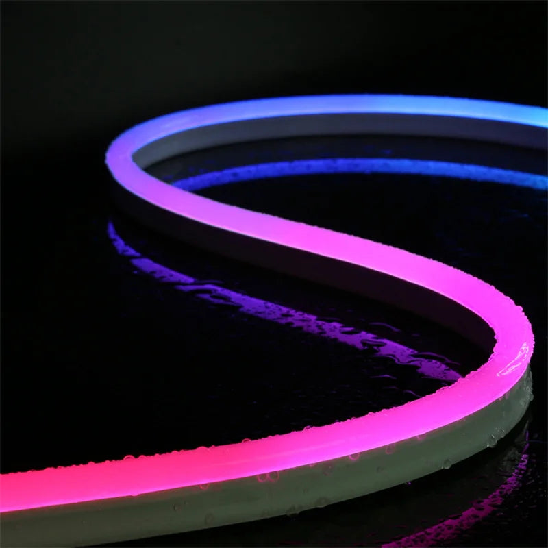 TUYA Smart RGBIC Neon LED Strip Lights | Music Sync | App & Voice Control | IP65 Waterproof