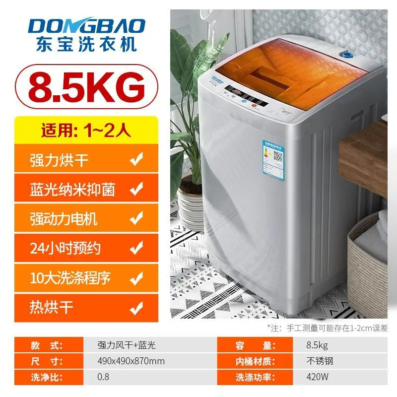 Automatic Washing Machine Large Capacity Household Dormitory Single Pulsator Rental Room portable washing machine