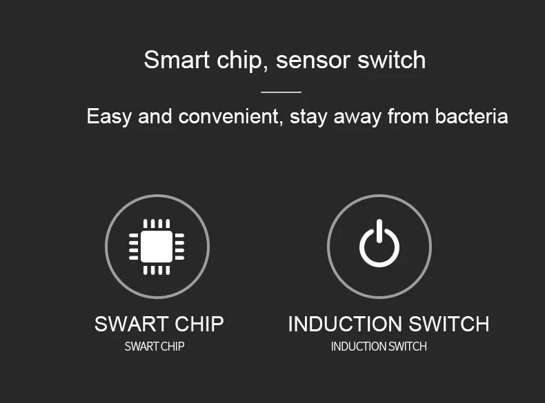 Smart Touchless Trash Can 13L - Motion Sensor Waste Bin