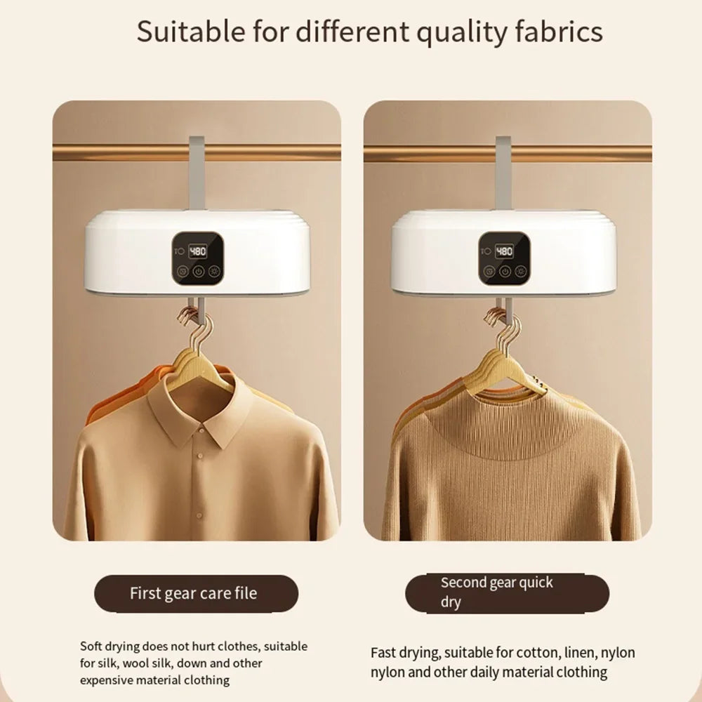 Portable Electric Clothes Dryer - Compact Foldable Mini Dryer for Apartments, Travel & RVs