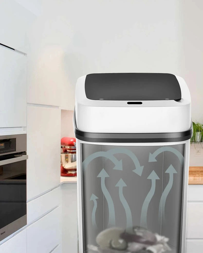Smart Touchless Trash Can 13L - Motion Sensor Waste Bin