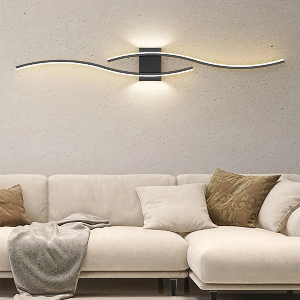 DARHYN Minimalist LED Strip Wall Lamp - Smart Dimmable Modern Wall Light
