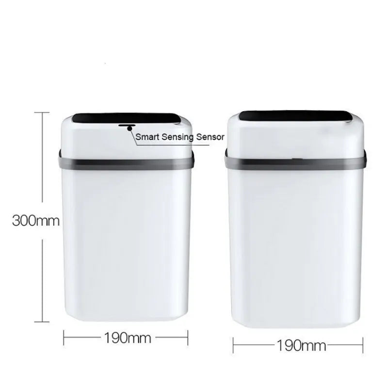 Smart Touchless Trash Can 13L - Motion Sensor Waste Bin