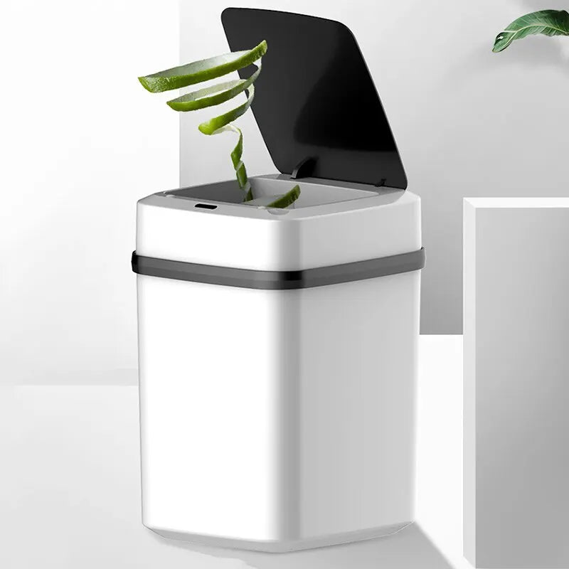 Smart Touchless Trash Can 13L - Motion Sensor Waste Bin