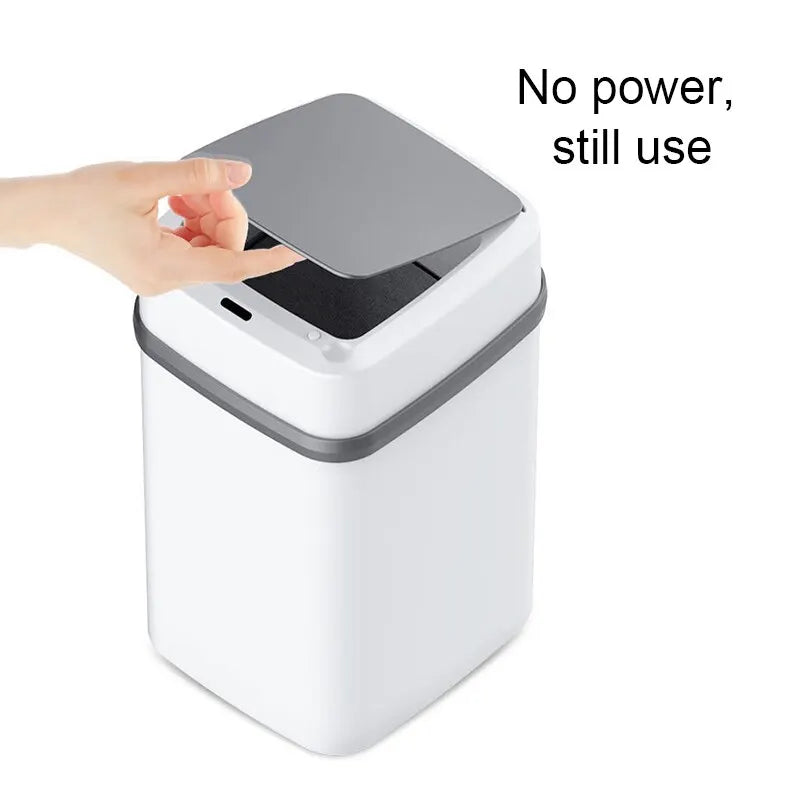 Smart Touchless Trash Can 13L - Motion Sensor Waste Bin