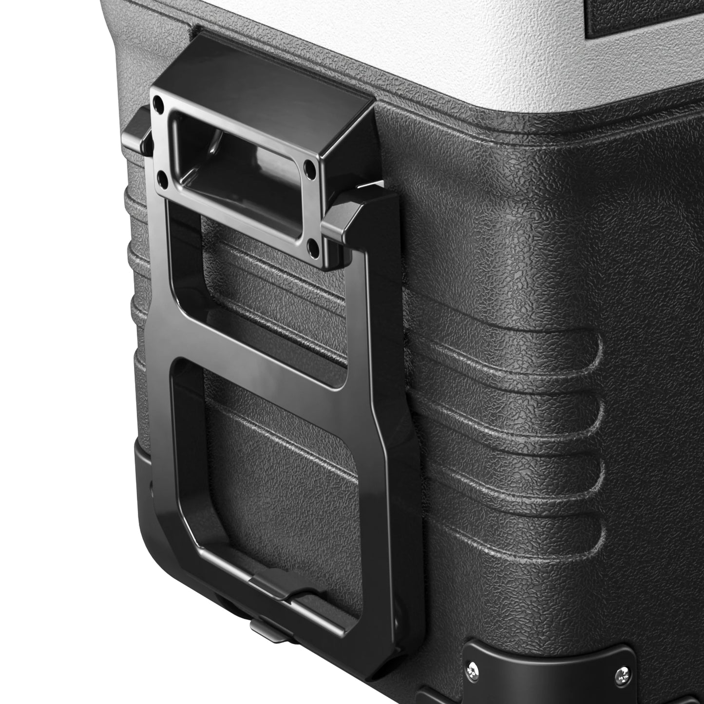 SIMZLIFE 35L Car Portable Freezer 12V Refrigerator Cooler 12V/24V DC Fridge with Wheels 2 Baskets for Travel Truck Boat Camping