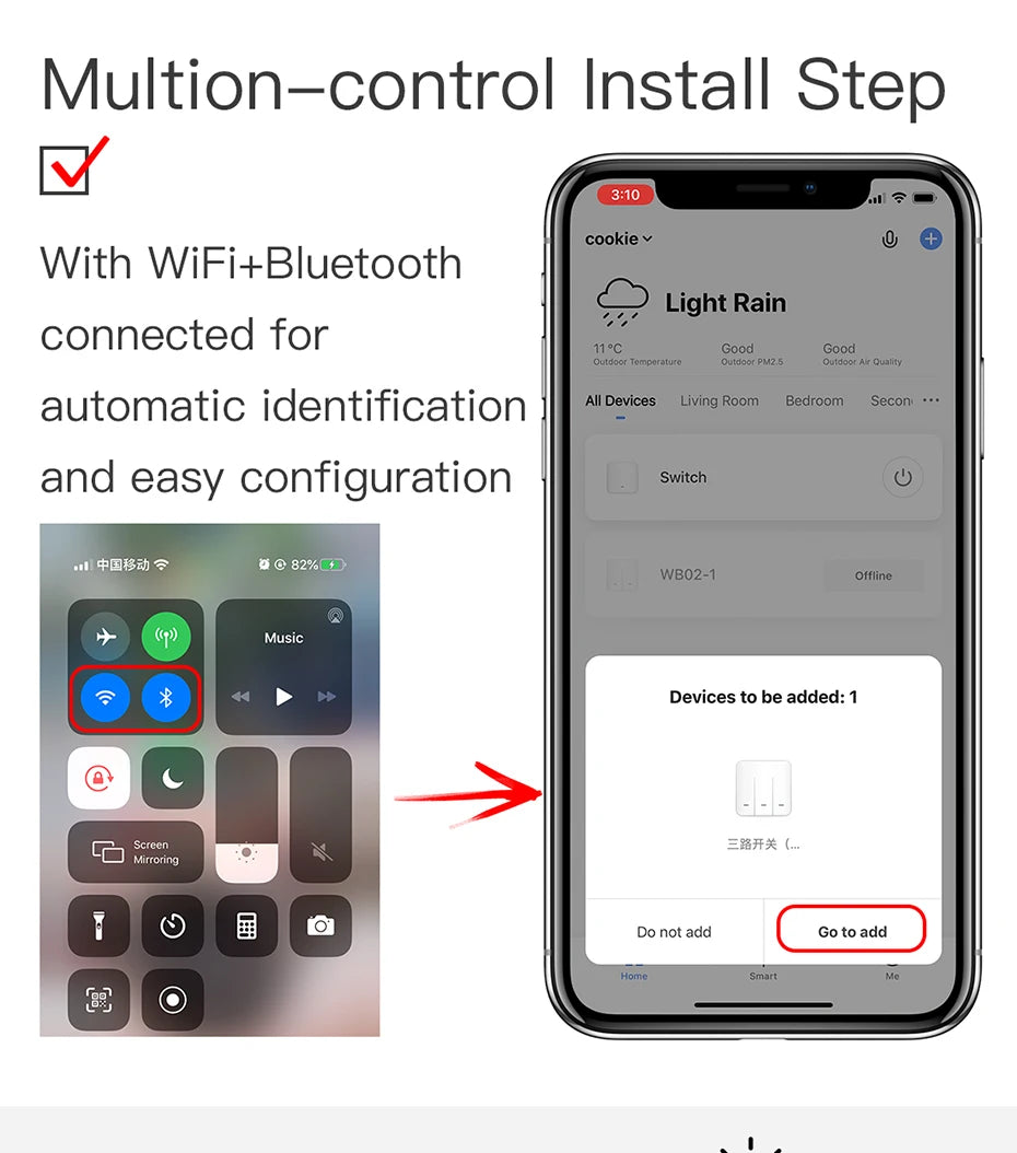 BSEED  Wifi 1/2/3Gang Light Switches Touch Sensor Glass Switch Tuya Smart Life Alexa Control Plus EU Sockets Need Neutral Wire