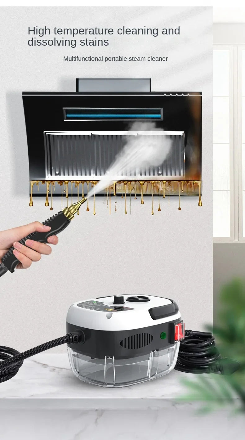 2025 New 1500W handheld steam cleaner Suitable for kitchen Bathroom Air conditioning Steam cleaning tools Portable steam cleaner