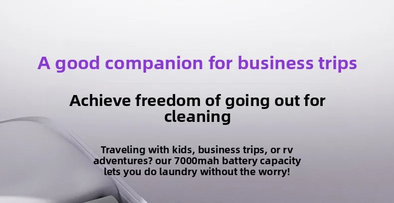 Mini Power Washer 7000 mAh USB Rechargeable for Travel Socks Underwear Underwear Wireless Portable Clothes Washing Cup 2.5L