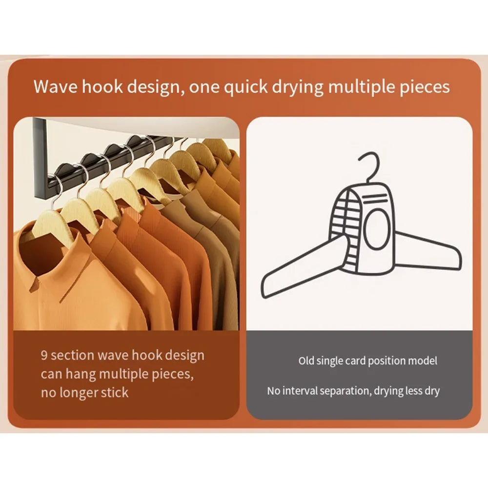 Portable Electric Clothes Dryer - Compact Foldable Mini Dryer for Apartments, Travel & RVs