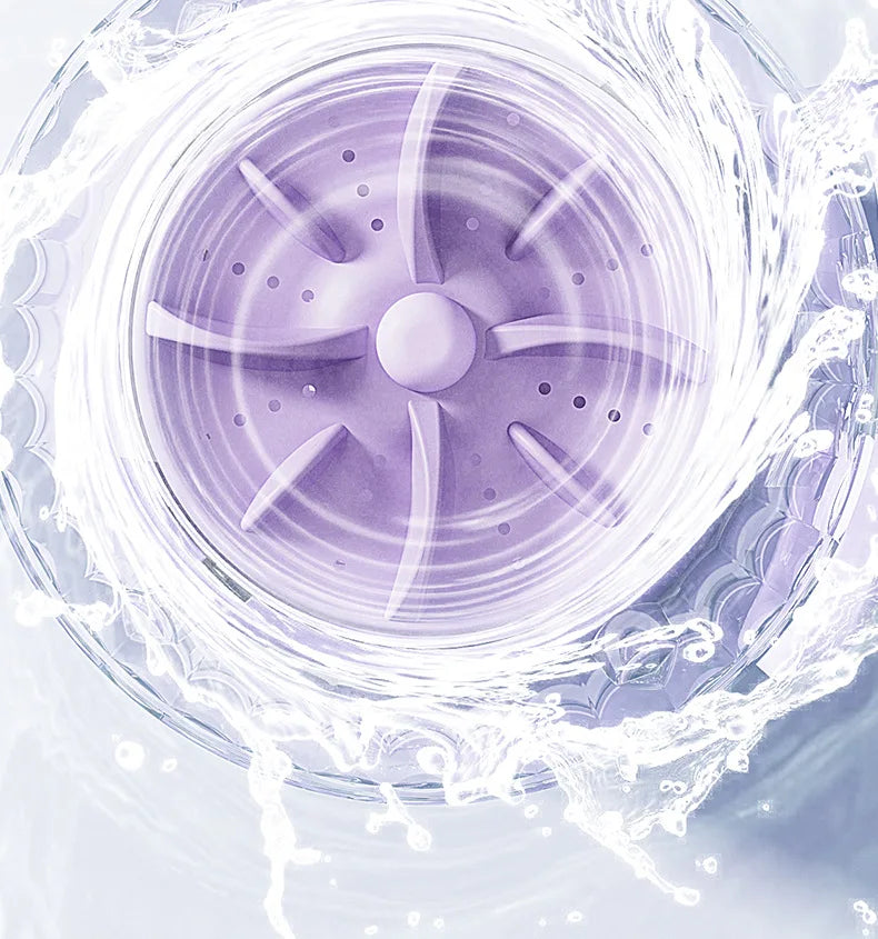 Mini Power Washer 7000 mAh USB Rechargeable for Travel Socks Underwear Underwear Wireless Portable Clothes Washing Cup 2.5L