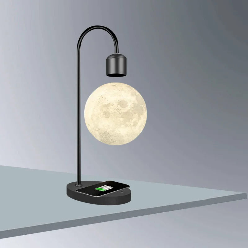 Magnetic Floating Moon Lamp | 3-Color LED Night Light