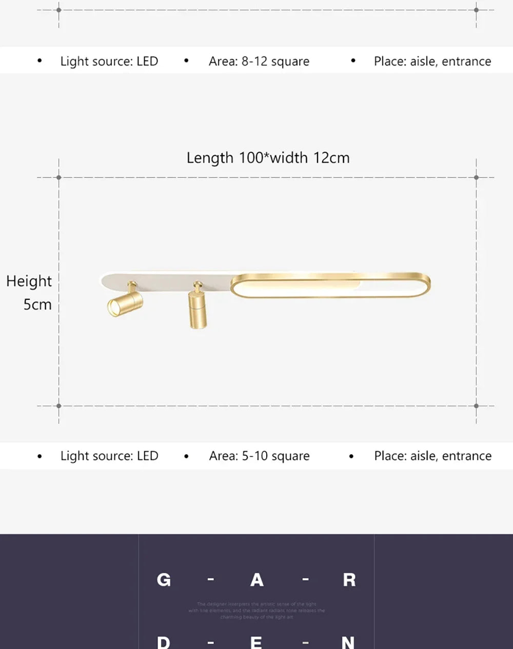 Modern LED Ceiling Spotlight Chandelier Light for Living Room Hallway Aisle Cloakroom Indoor Lighting Fixtures