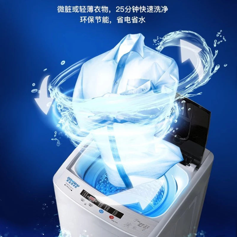Automatic Washing Machine Large Capacity Household Dormitory Single Pulsator Rental Room  portable washing machine