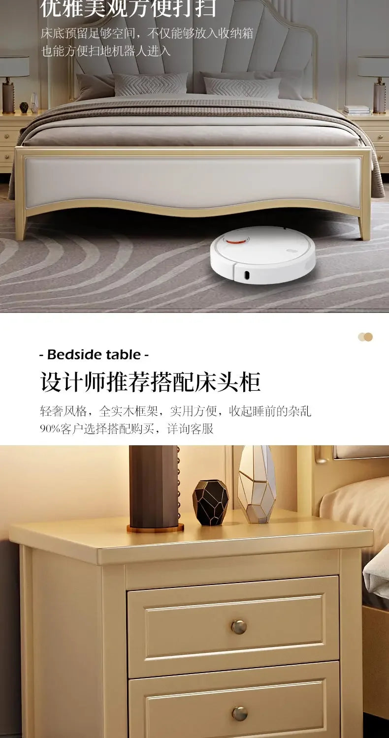 Design Double Bed Frame Sale Wooden Adult Modern Bases Bed Frames Bedroom Headboards Muebles De Dormitorio Home Furniture