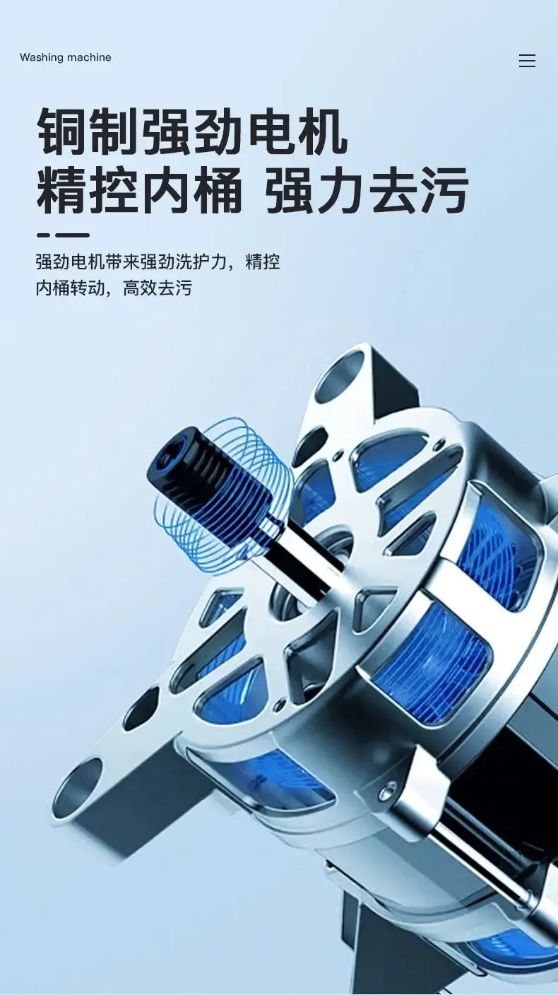 Automatic Washing Machine Large Capacity Household Dormitory Single Pulsator Rental Room  portable washing machine