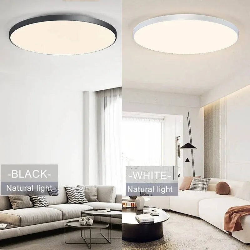 Smart LED Ceiling Light - Modern Dimmable with Remote Control