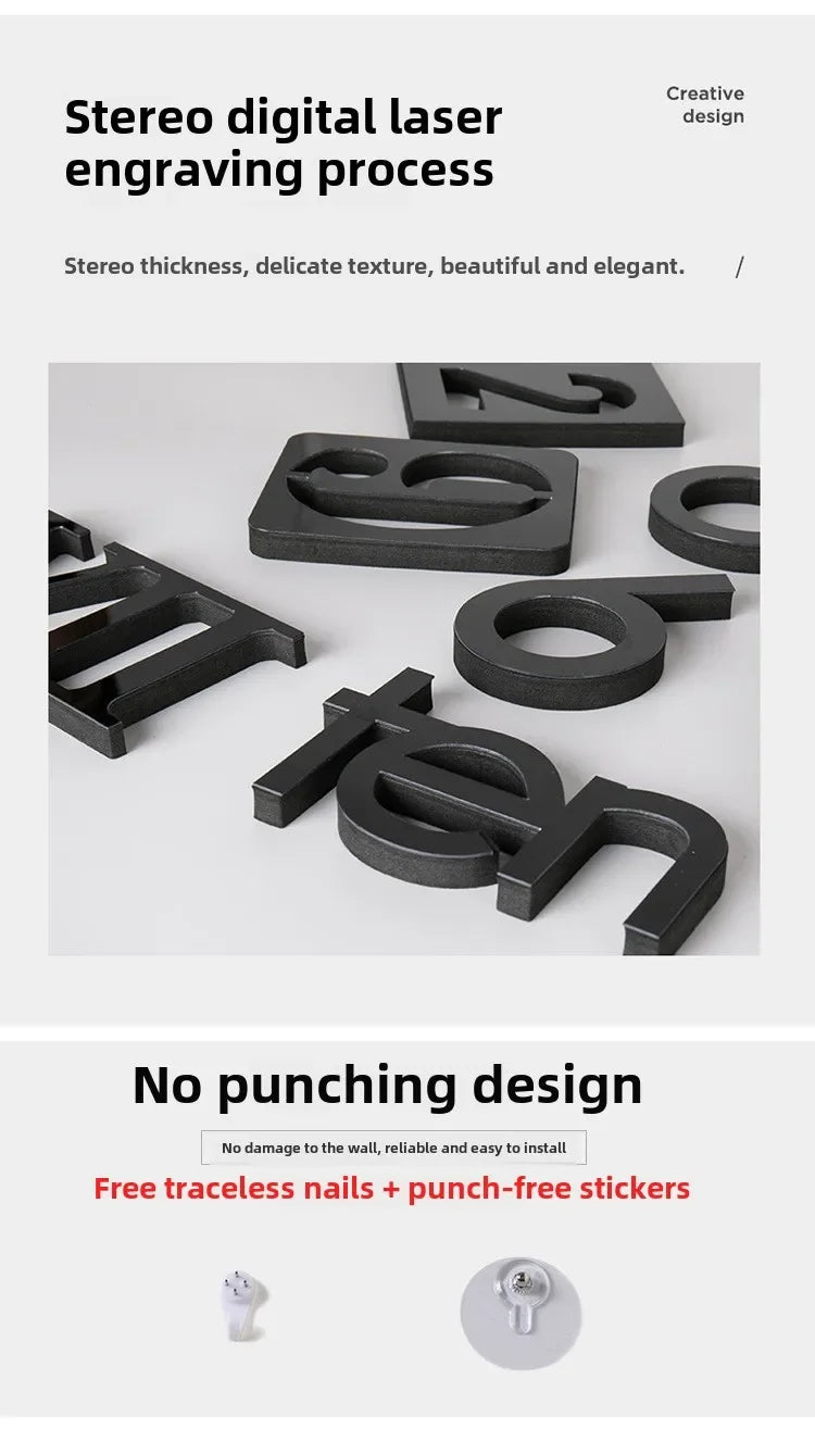 Clock Wall Art Home Decor Items Bedroom Decor Aesthetic Wall Clock in the Dark Noiseless Living Room Diy Clocks Wall decoration