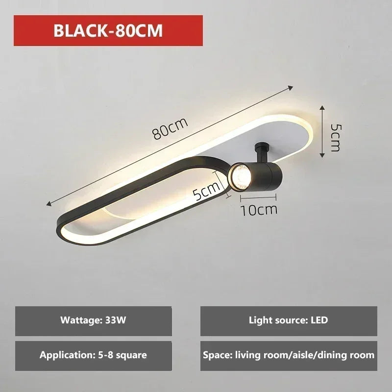 Modern LED Ceiling Spotlight Chandelier Light for Living Room Hallway Aisle Cloakroom Indoor Lighting Fixtures