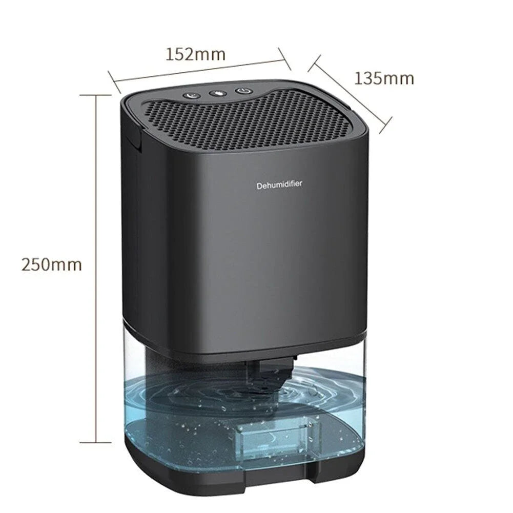 Smart Portable Air Purifier & Dehumidifier - Silent Multi-Function Home Air Treatment Device