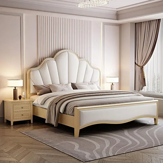 Design Double Bed Frame Sale Wooden Adult Modern Bases Bed Frames Bedroom Headboards Muebles De Dormitorio Home Furniture