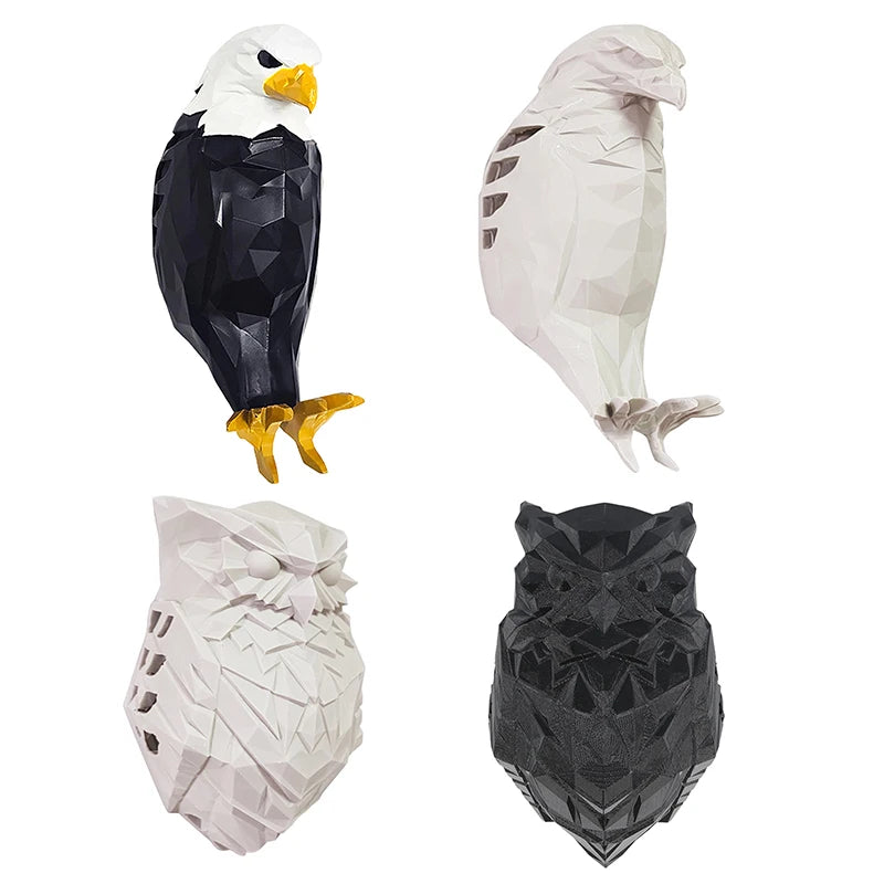 Eagle Wall Lamp – 3D Sculptural Night Light for Home Decor