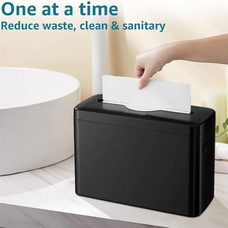 Commercial Paper Towel Dispenser - Countertop Black Holder for Multifold & Trifold