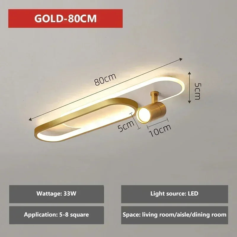 Modern LED Ceiling Spotlight Chandelier Light for Living Room Hallway Aisle Cloakroom Indoor Lighting Fixtures