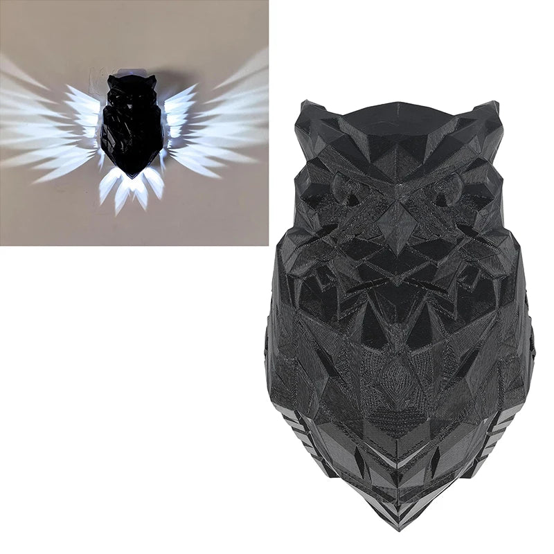 Eagle Wall Lamp – 3D Sculptural Night Light for Home Decor