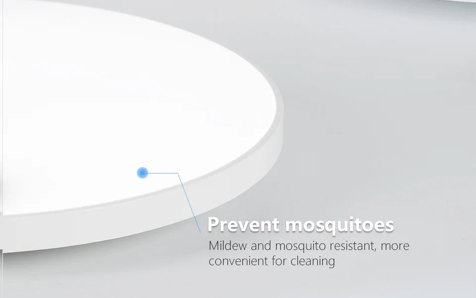 Smart LED Ceiling Light - Modern Dimmable with Remote Control