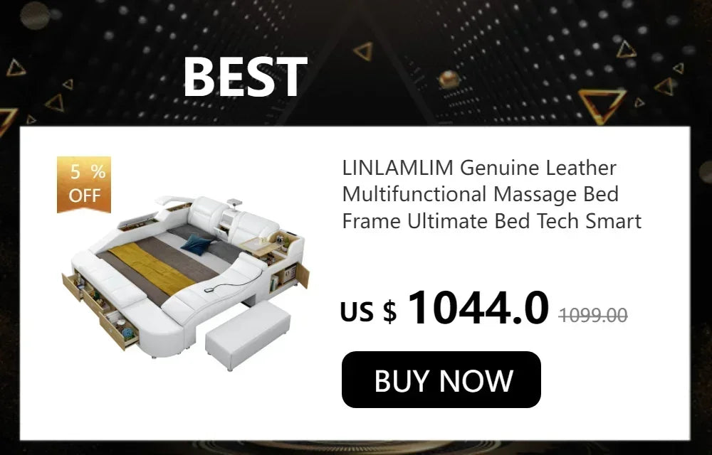 Premium Italian Genuine Leather Sectional Sofa Sets Couch Sofas with USB and Bluetooth Speaker - MANBAS Living Room Furniture