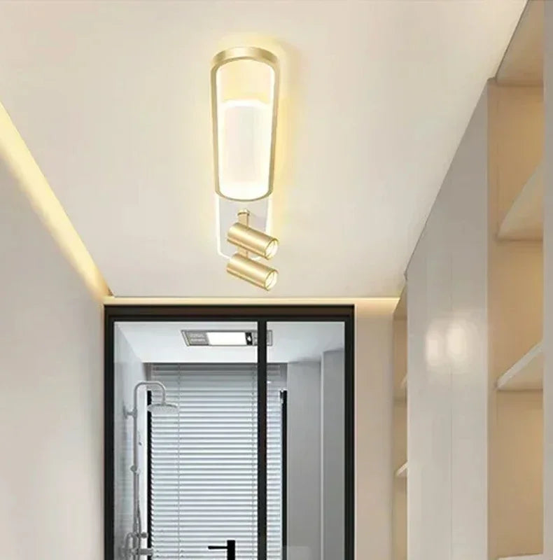 Modern LED Ceiling Spotlight Chandelier Light for Living Room Hallway Aisle Cloakroom Indoor Lighting Fixtures