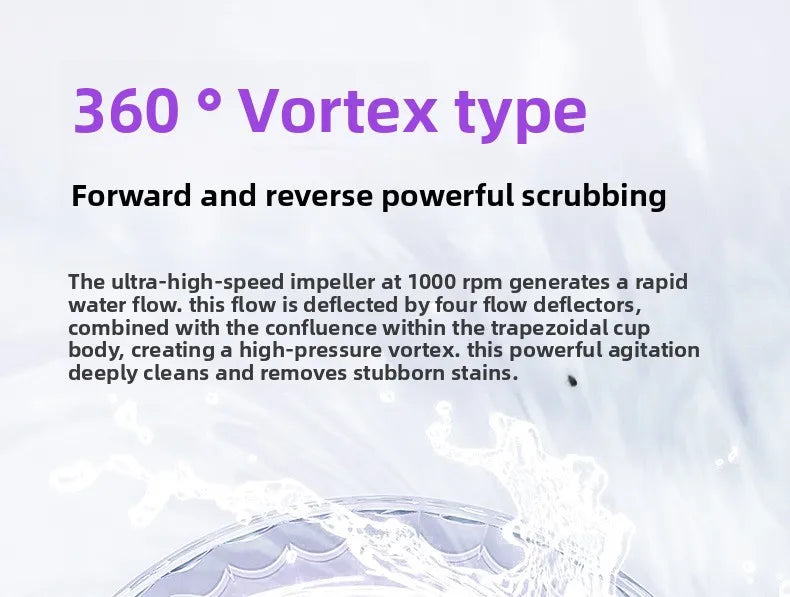 Mini Power Washer 7000 mAh USB Rechargeable for Travel Socks Underwear Underwear Wireless Portable Clothes Washing Cup 2.5L