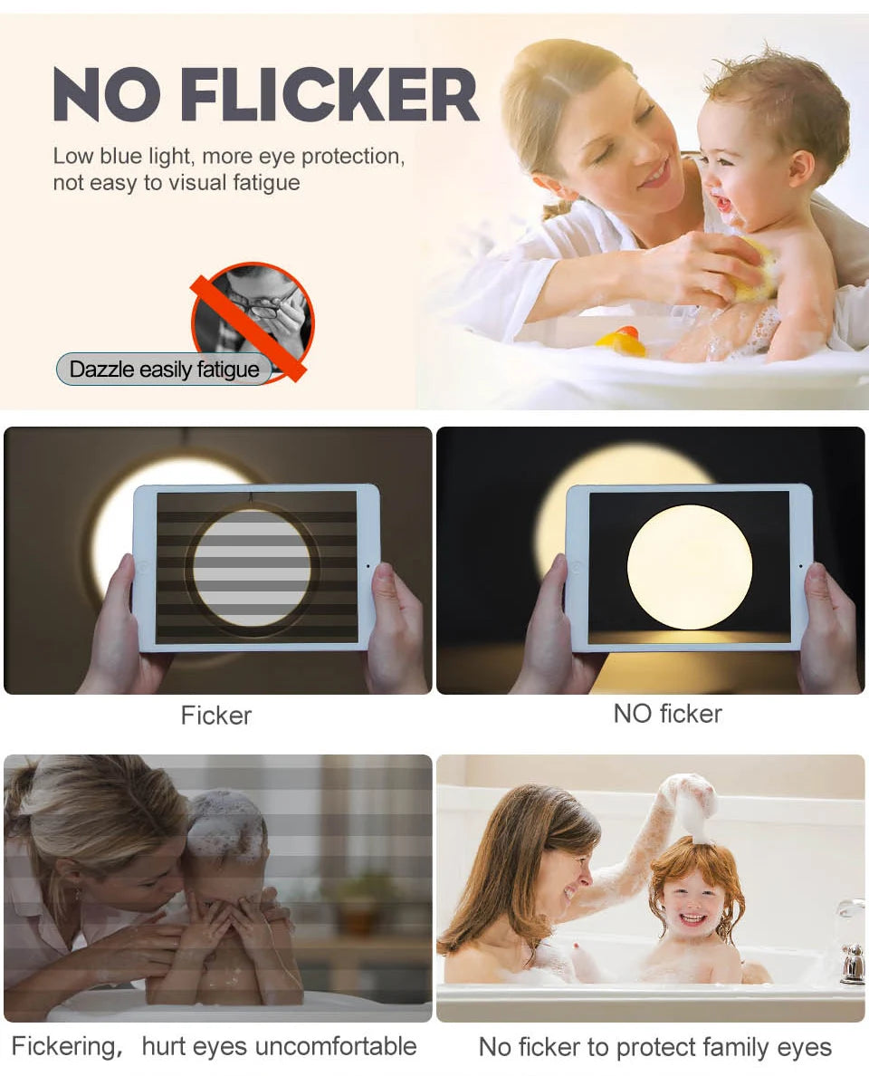 Smart LED Ceiling Light - Modern Dimmable with Remote Control