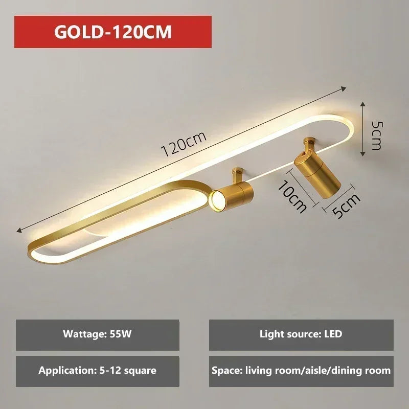 Modern LED Ceiling Spotlight Chandelier Light for Living Room Hallway Aisle Cloakroom Indoor Lighting Fixtures