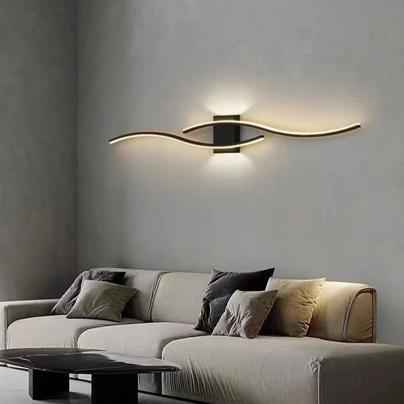 DARHYN Minimalist LED Strip Wall Lamp - Smart Dimmable Modern Wall Light