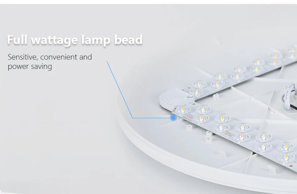Smart LED Ceiling Light - Modern Dimmable with Remote Control
