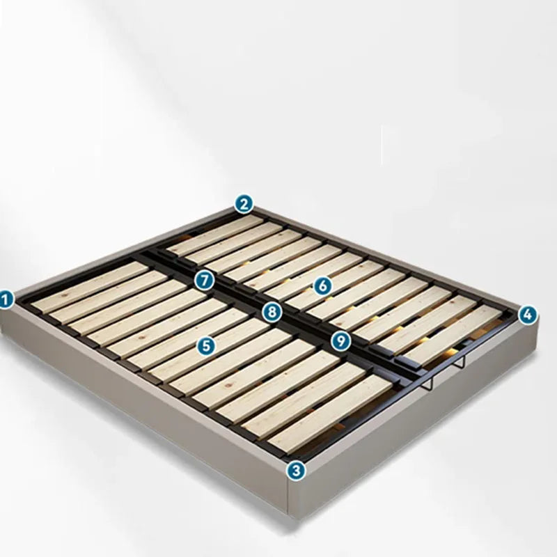 Individual Double Bed Frames Nordic Modern Minimalist Twin Double Bed Bases Wood Sleeping Luxury Cama Queen Size Hotel Furniture