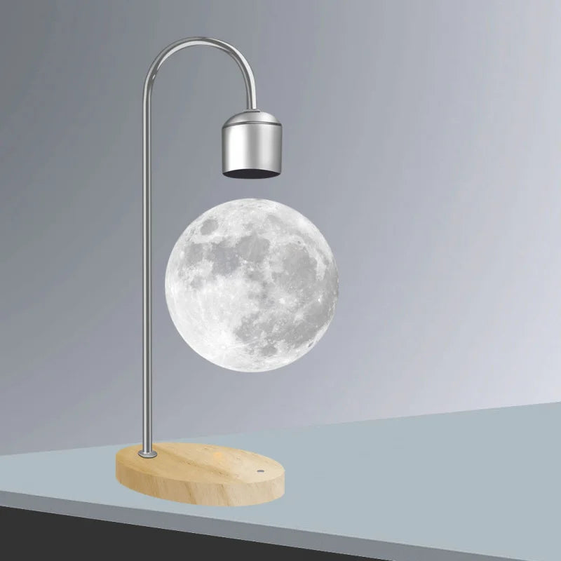 Magnetic Floating Moon Lamp | 3-Color LED Night Light
