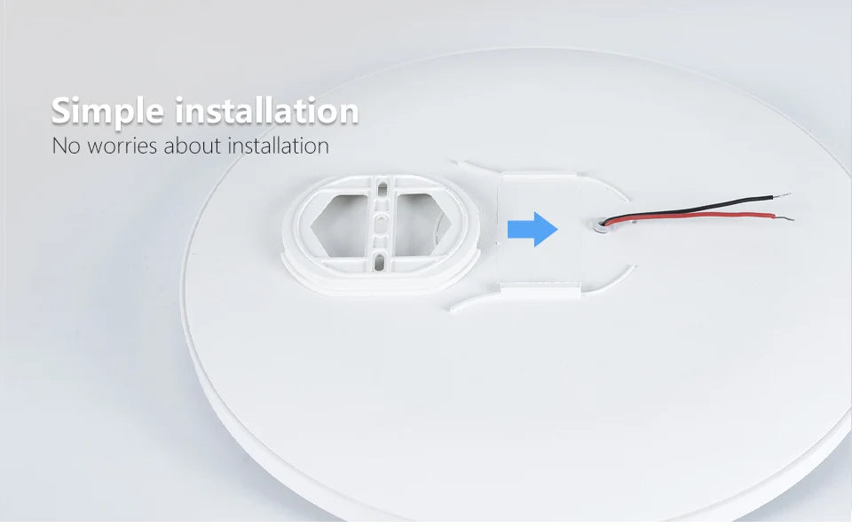 Smart LED Ceiling Light - Modern Dimmable with Remote Control