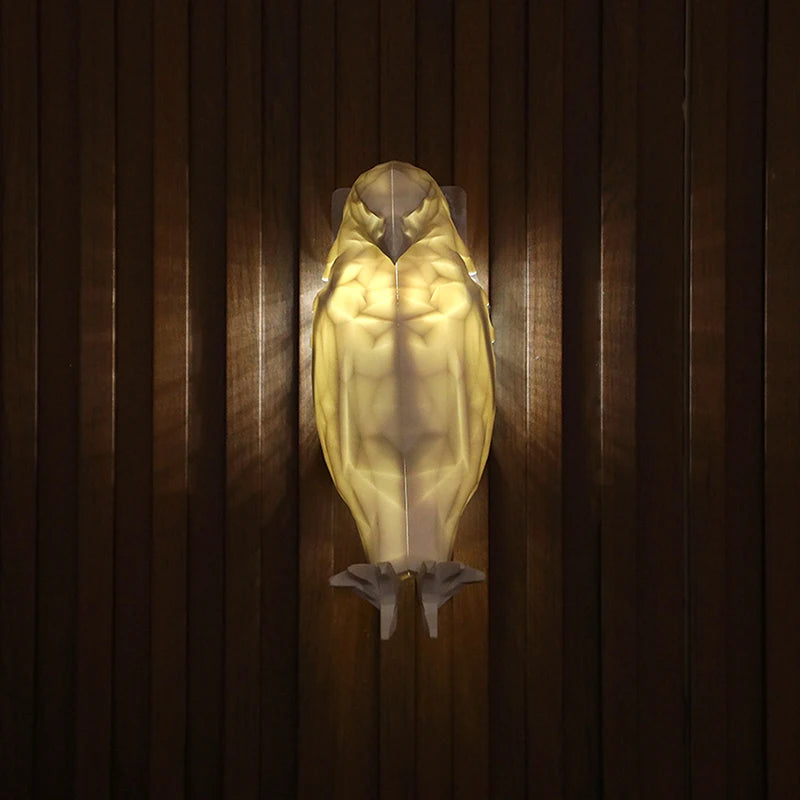 Eagle Wall Lamp – 3D Sculptural Night Light for Home Decor