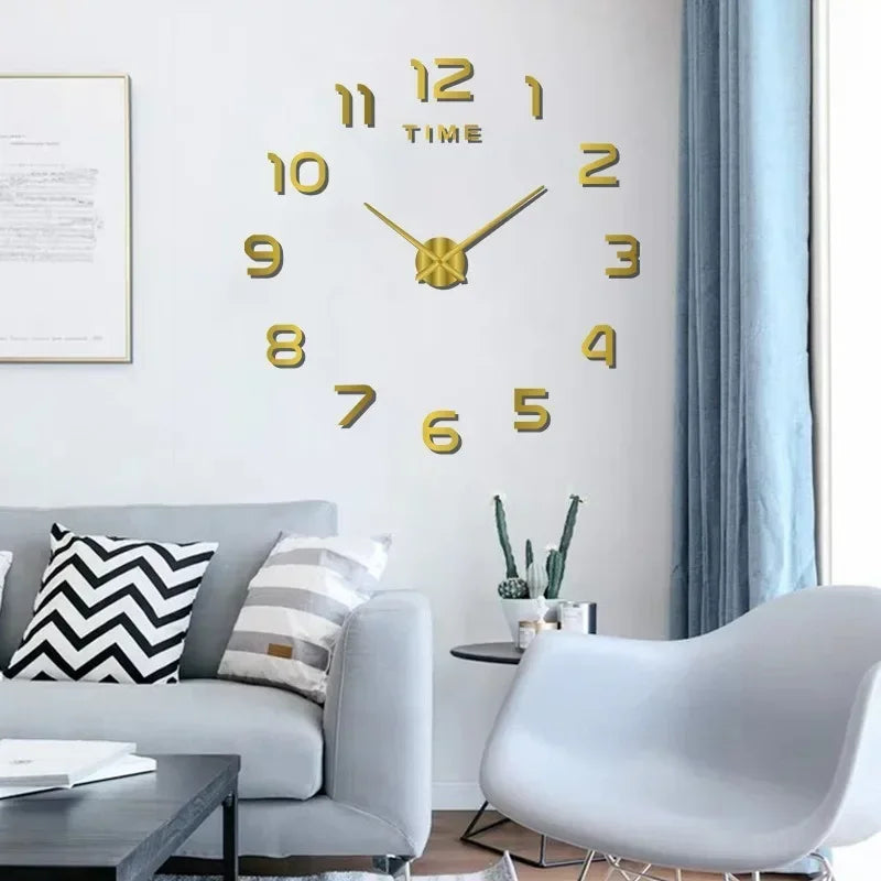 Clock Wall Art Home Decor Items Bedroom Decor Aesthetic Wall Clock in the Dark Noiseless Living Room Diy Clocks Wall decoration