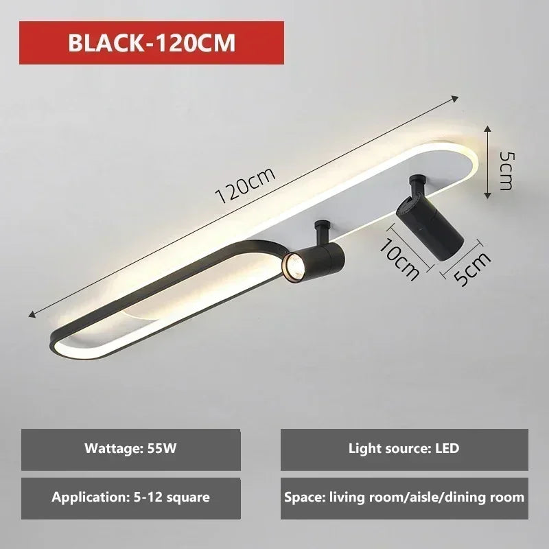 Modern LED Ceiling Spotlight Chandelier Light for Living Room Hallway Aisle Cloakroom Indoor Lighting Fixtures