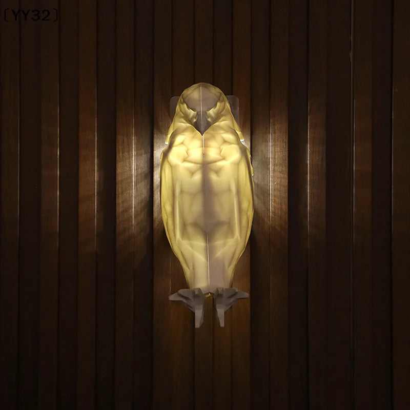 Eagle Wall Lamp – 3D Sculptural Night Light for Home Decor