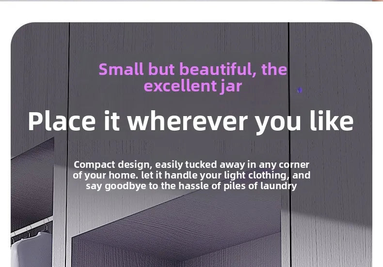 Mini Power Washer 7000 mAh USB Rechargeable for Travel Socks Underwear Underwear Wireless Portable Clothes Washing Cup 2.5L