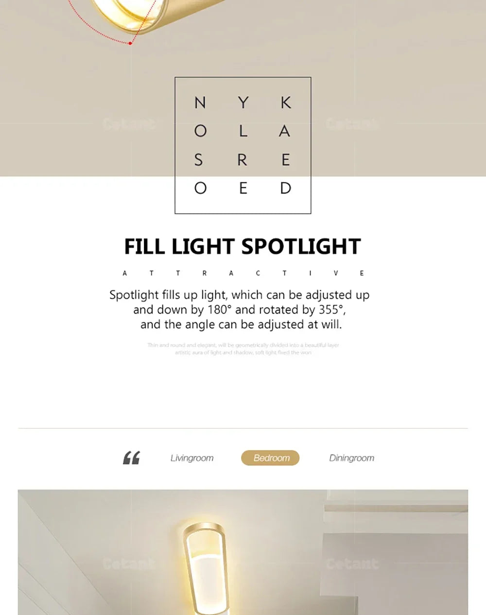 Modern LED Ceiling Spotlight Chandelier Light for Living Room Hallway Aisle Cloakroom Indoor Lighting Fixtures