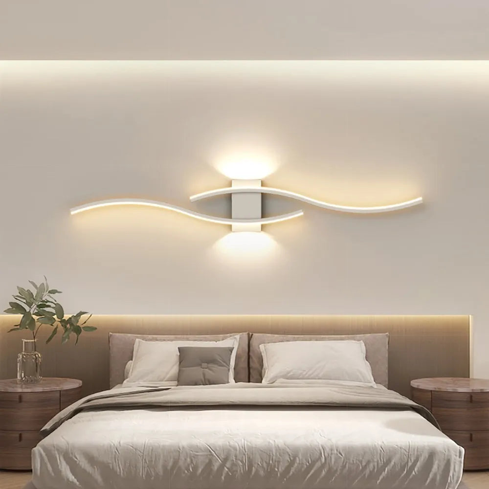 DARHYN Minimalist LED Strip Wall Lamp - Smart Dimmable Modern Wall Light