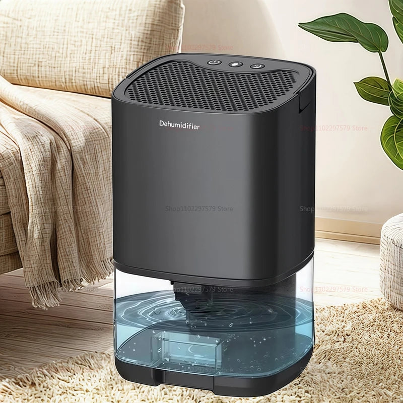 Smart Portable Air Purifier & Dehumidifier - Silent Multi-Function Home Air Treatment Device