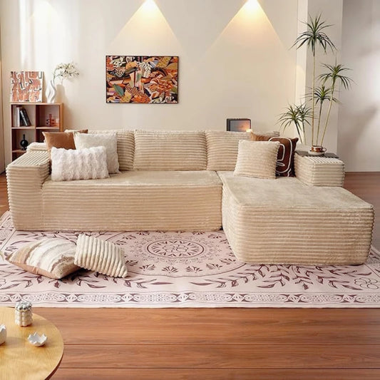 Vacuum Compression Sofa Cotton Tofu Block Module Combination Simple Living Room Small Apartment Sofa