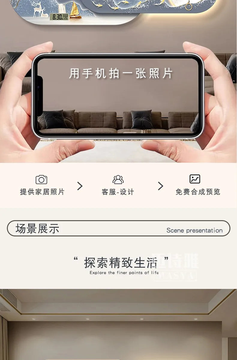 Unique Minimalist Wall Clock Night Light Unique Design Oversized Usa European Wall Clock Kitchen Modern Metal Horloge Decor